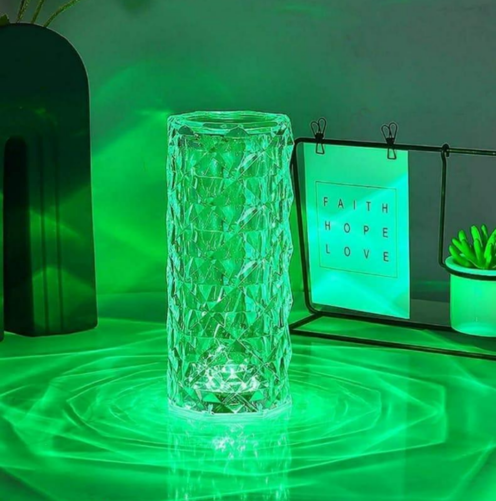 Color Changing Touch Lamp with Remote | Elegant Diamond USB Lamp – WingoMart