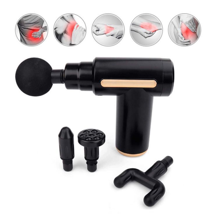 Deep Tissue Massage Gun for Pain Relief | 6-Speed Electric Massager with 4 Heads | Unisex Muscle Relaxing Machine