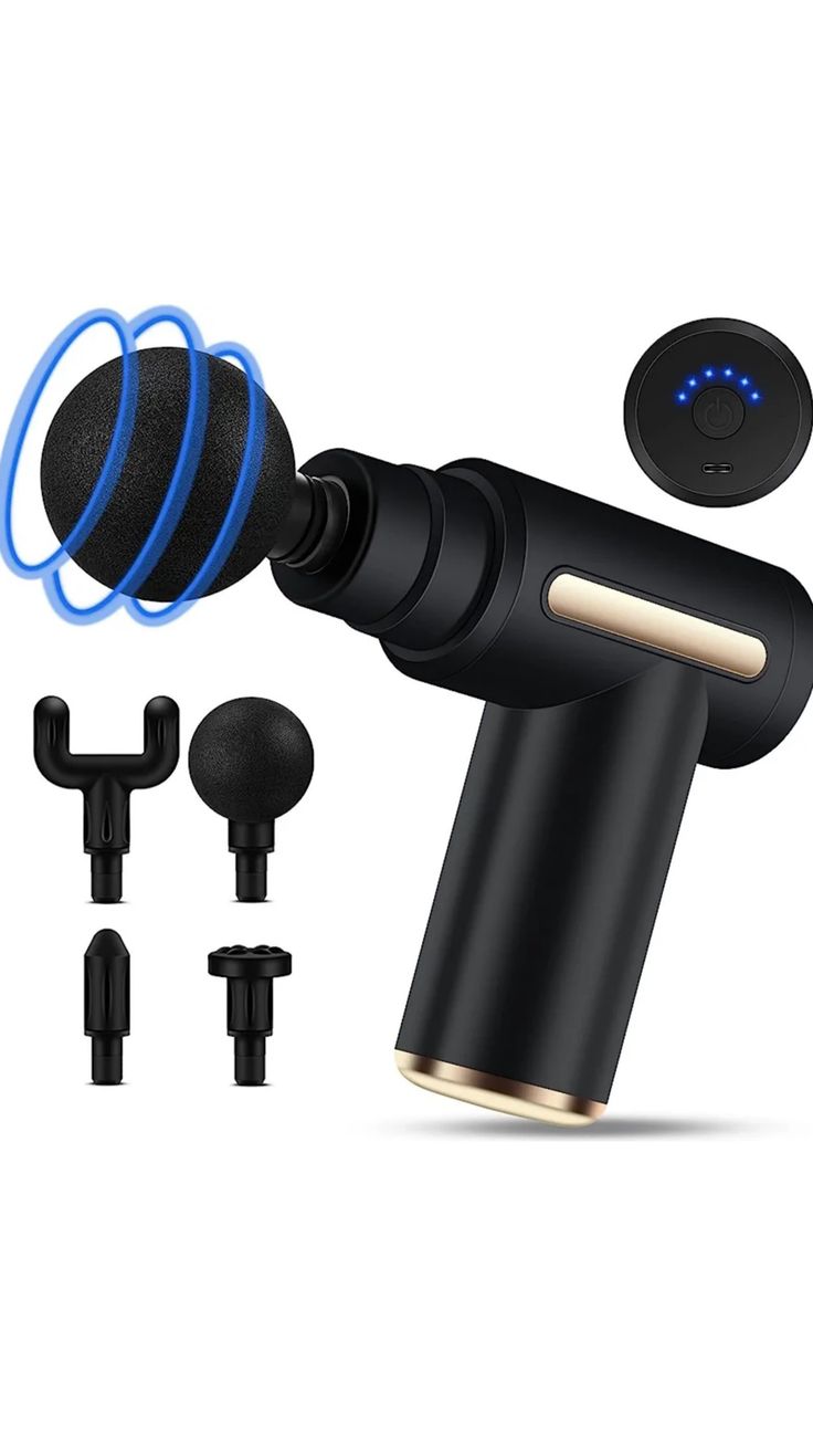 Deep Tissue Massage Gun for Pain Relief | 6-Speed Electric Massager with 4 Heads | Unisex Muscle Relaxing Machine