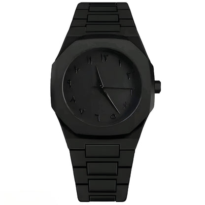 Arabic Aura All Black Men’s Watch | Budget-Friendly & Classy Look