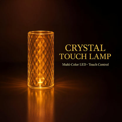Color Changing Touch Lamp with Remote | Elegant Diamond USB Lamp – WingoMart