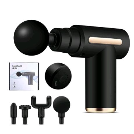 Deep Tissue Massage Gun for Pain Relief | 6-Speed Electric Massager with 4 Heads | Unisex Muscle Relaxing Machine